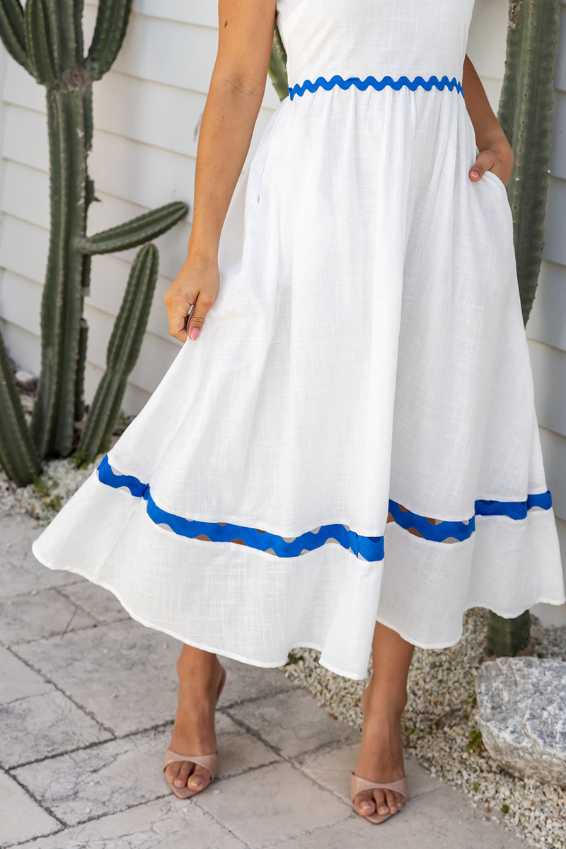 The Kinsley Dress - White