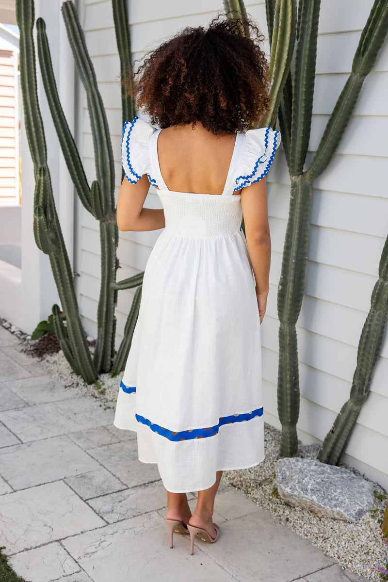 The Kinsley Dress - White