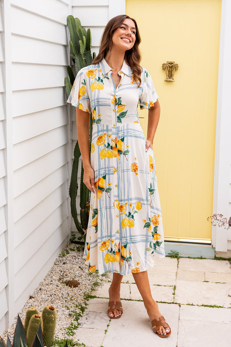 The Aelia Dress - Sweet Lemon