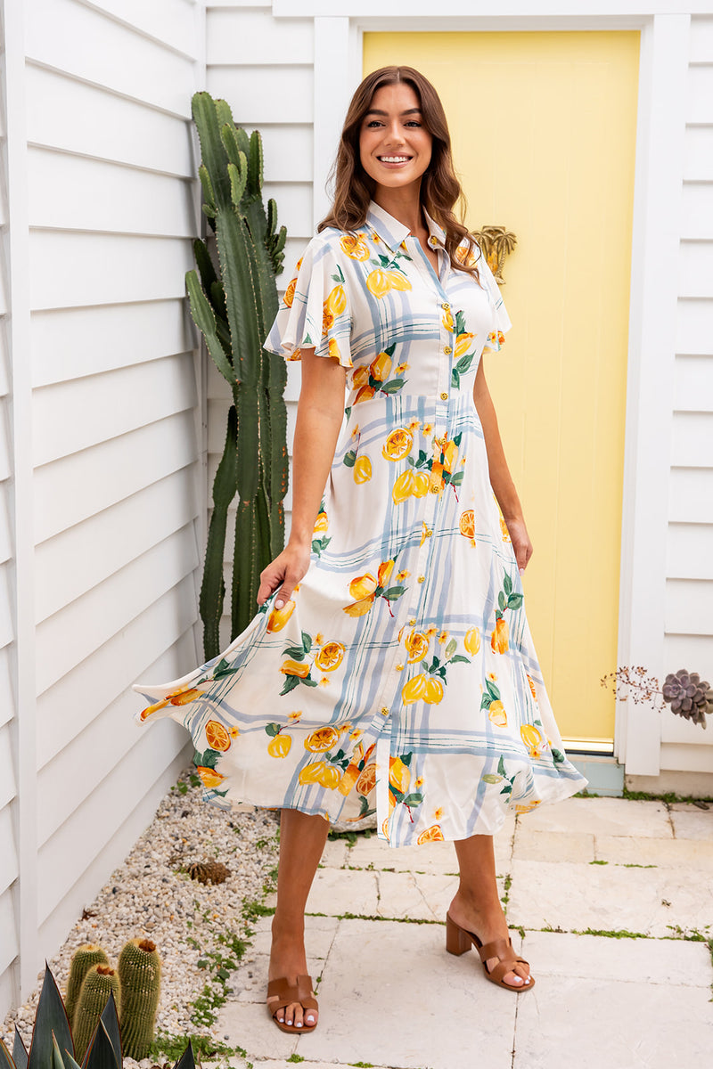 The Aelia Dress - Sweet Lemon