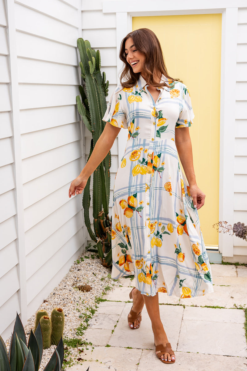 The Aelia Dress - Sweet Lemon