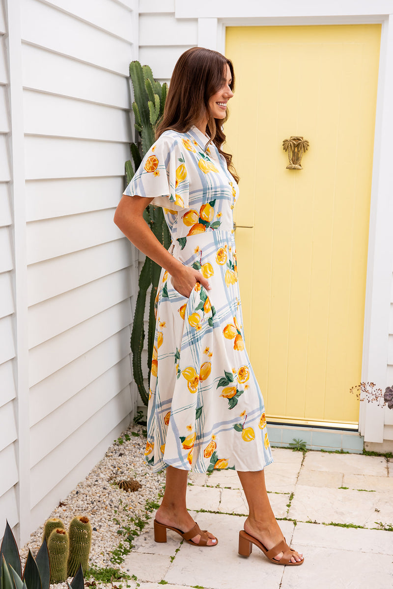 The Aelia Dress - Sweet Lemon