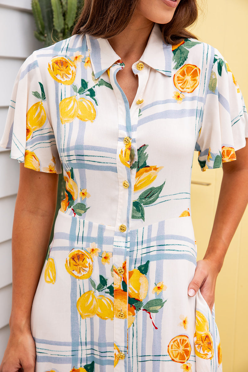 The Aelia Dress - Sweet Lemon