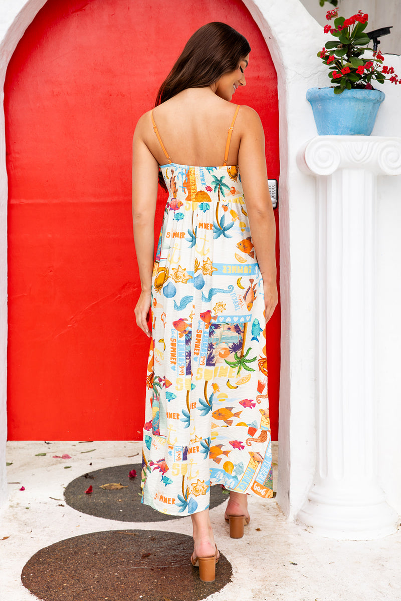 The Cosima Dress - Beachy Bliss