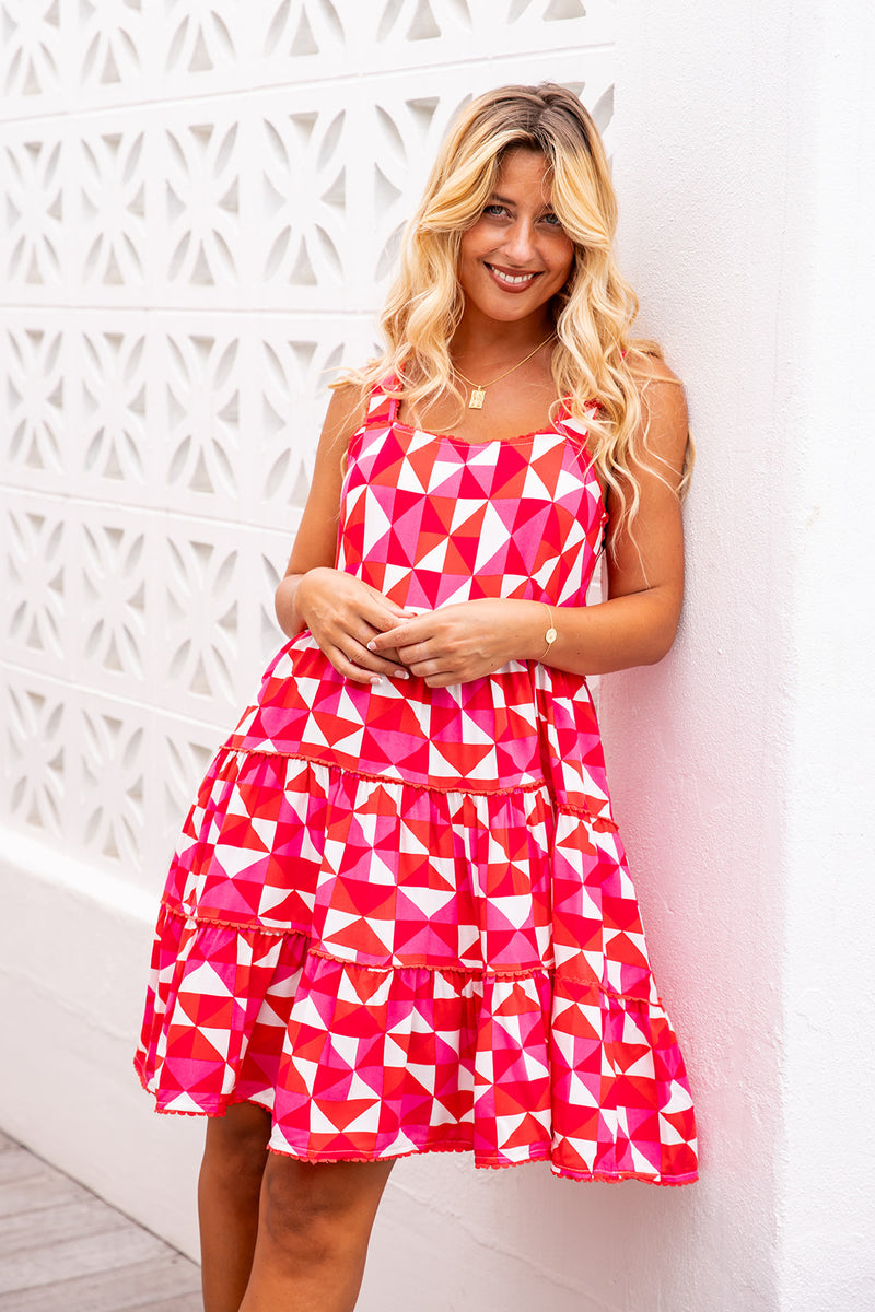 The Gigi Dress - Pink Disco