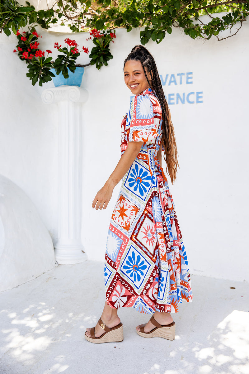 The Lulu Dress - Vivid Mosaic