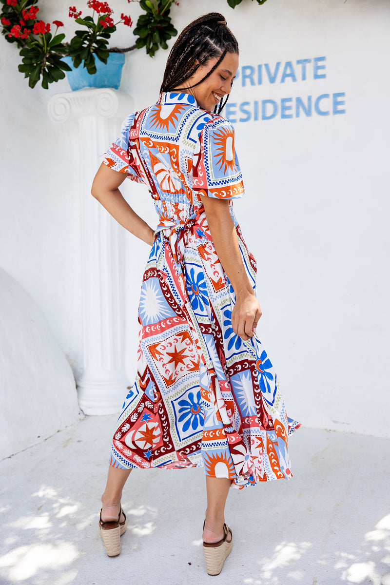 The Lulu Dress - Vivid Mosaic