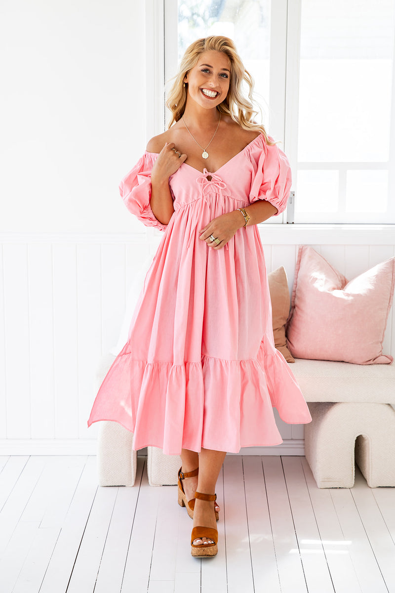 The Arcadia Dress - Soft Pink