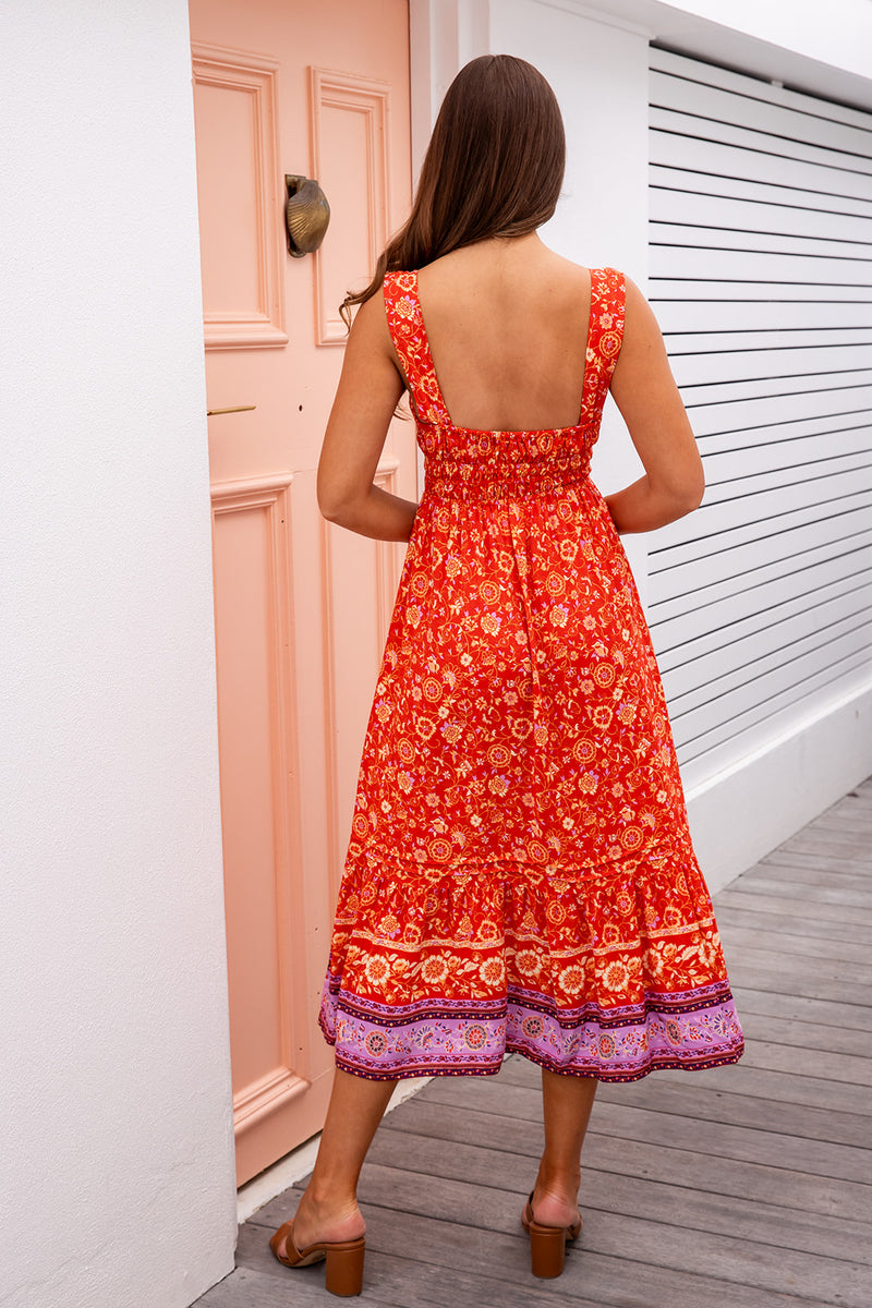 The Nellie Dress - Sweet Tangerine