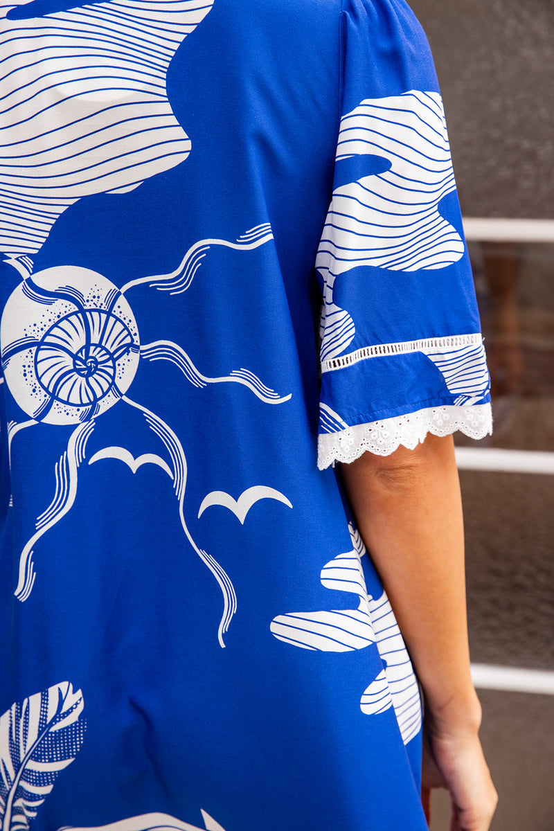 The Nami Dress - Blue Horizon