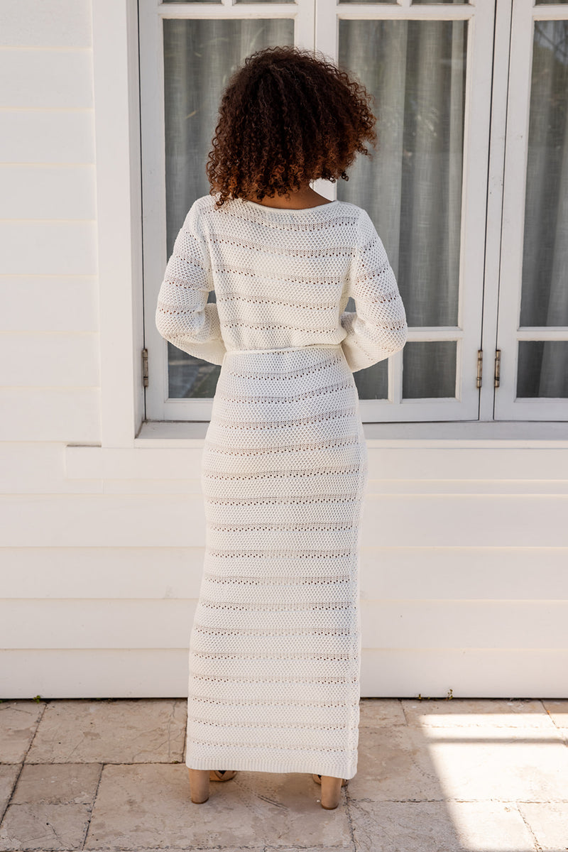 The Alessio Knit - White