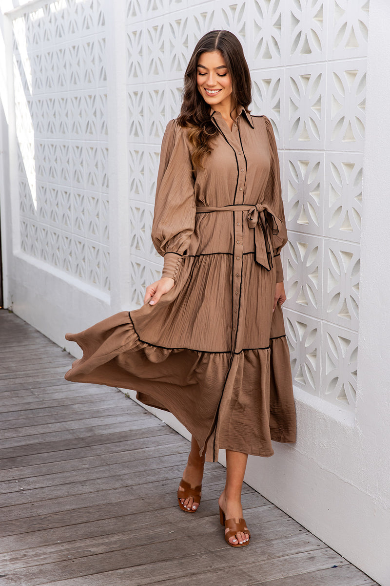 The Catiana Dress - Russet