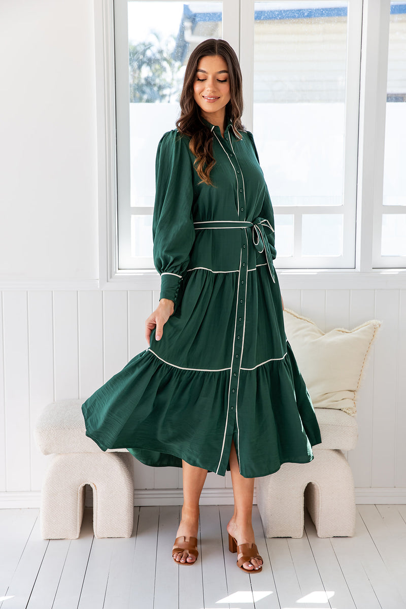 The Catiana Dress - Castleton Green