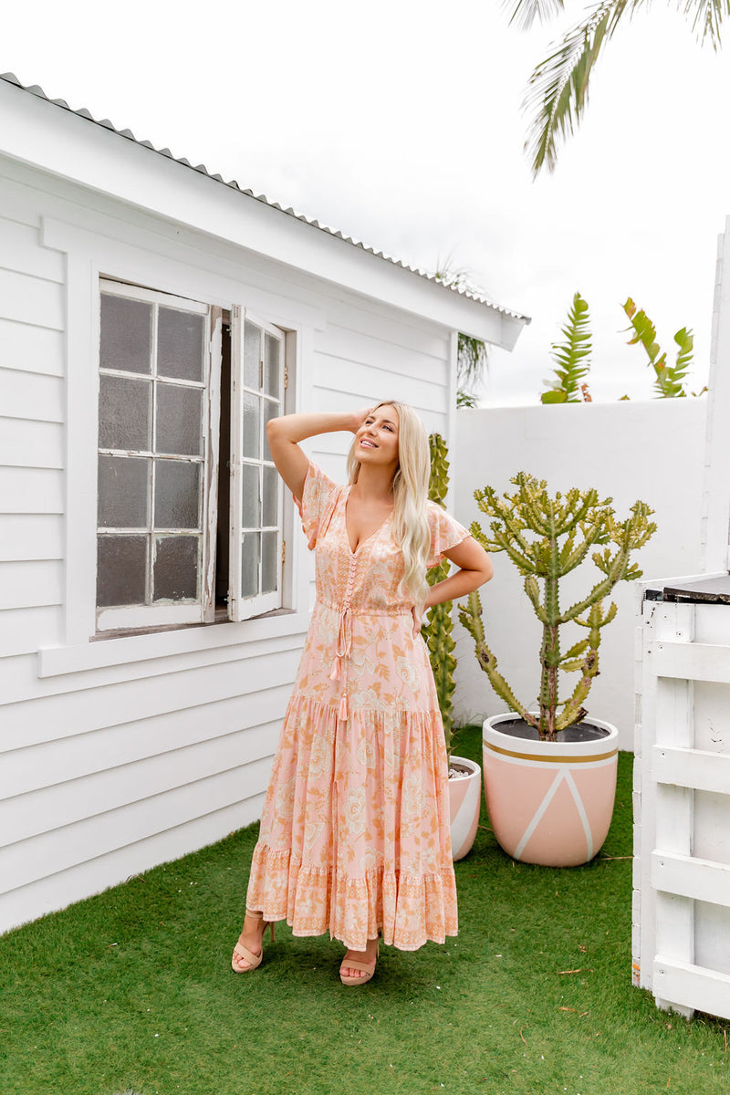 The Ember Dress - Tropical Peach