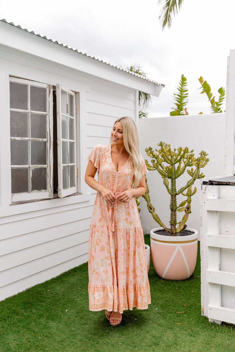 The Ember Dress - Tropical Peach