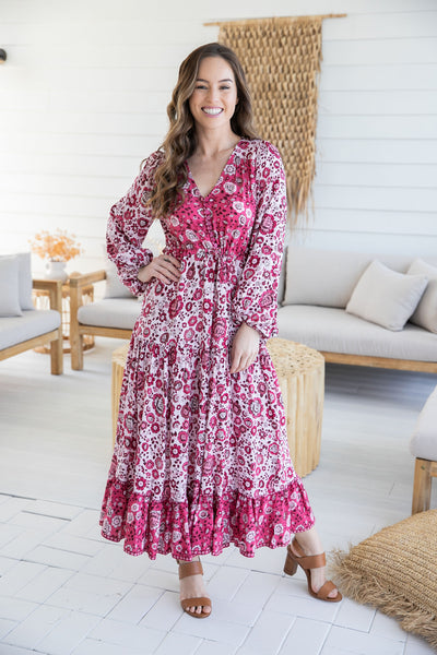 The Evie Dress - Pink Blush — Sparrow & Finch Boutique